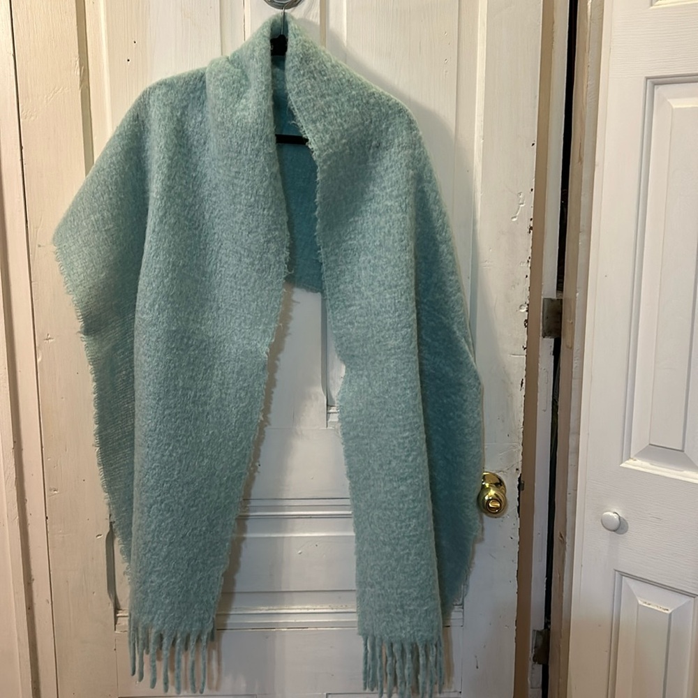 J. Crew Oversized Scarf with Fringed Hem